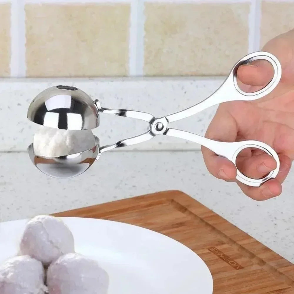 Meat Ball Maker Tool Stainless Steel Clip Round