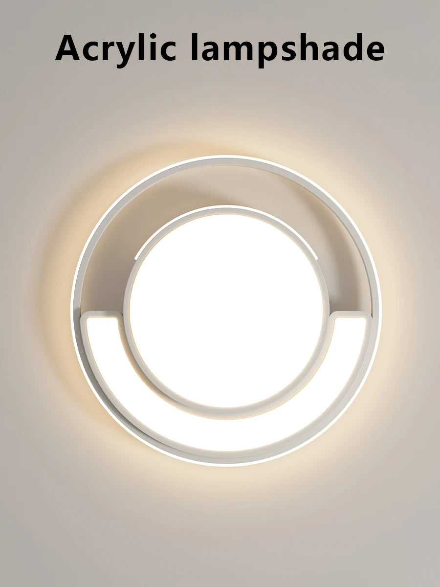 2025 new-style living room lamp, a minimalist modern round ceiling lamp, is suitable for bedrooms and living rooms.