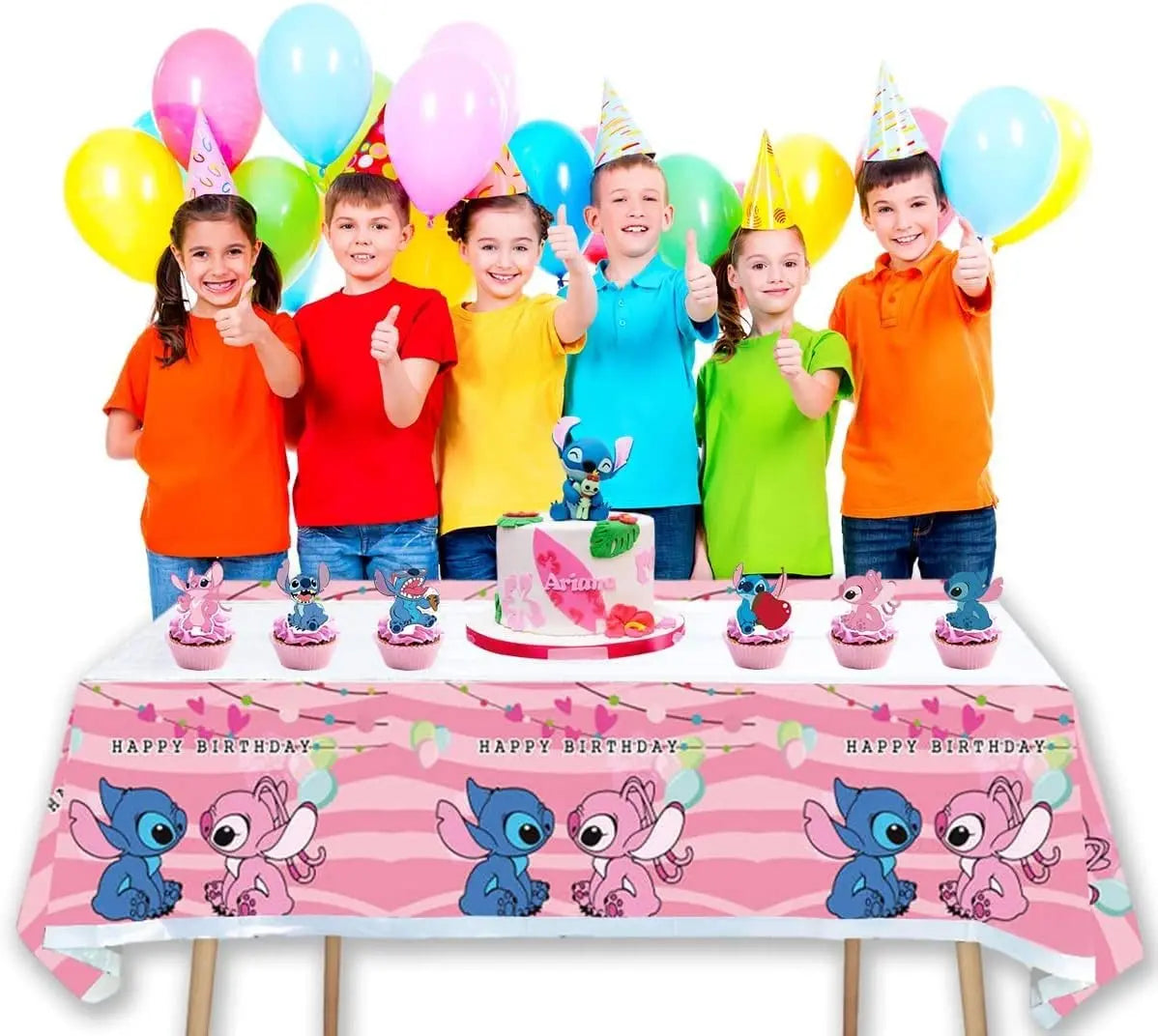 Lilo Stitch Party Tablecloth Stitch Party Decorations Stitch Happy Birthday Events Party Table Cover Kids Boys Girls Favors
