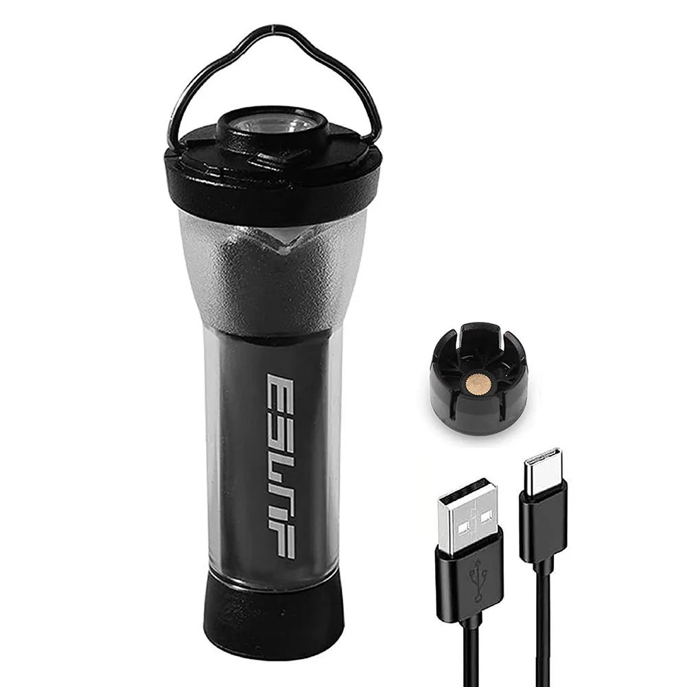 1-6pcs Black dog 2600mAh Lighthouse Micro Flash Camping Lighting With Magnetic Base LED Type-C Flashlight Similar For GZ