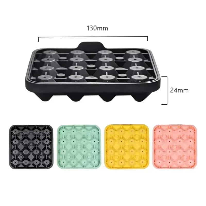 16 Grid Diamond Ice Tray Mold Box