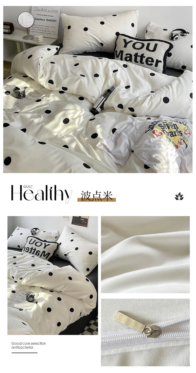 Stripe Bedding Comforter Set with Pillowcase bed sheet Single Full Size Bed Linen Duvet Cover Set Queen/King Double Single Bed