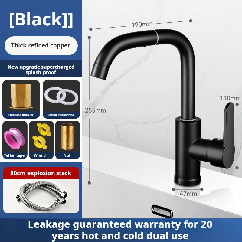 Bathroom faucet washbasin for home hot and cold water two-in-one washbasin washbasin