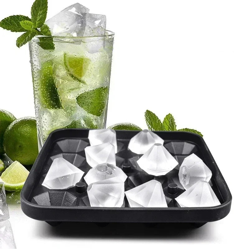16 Grid Diamond Ice Tray Mold Box