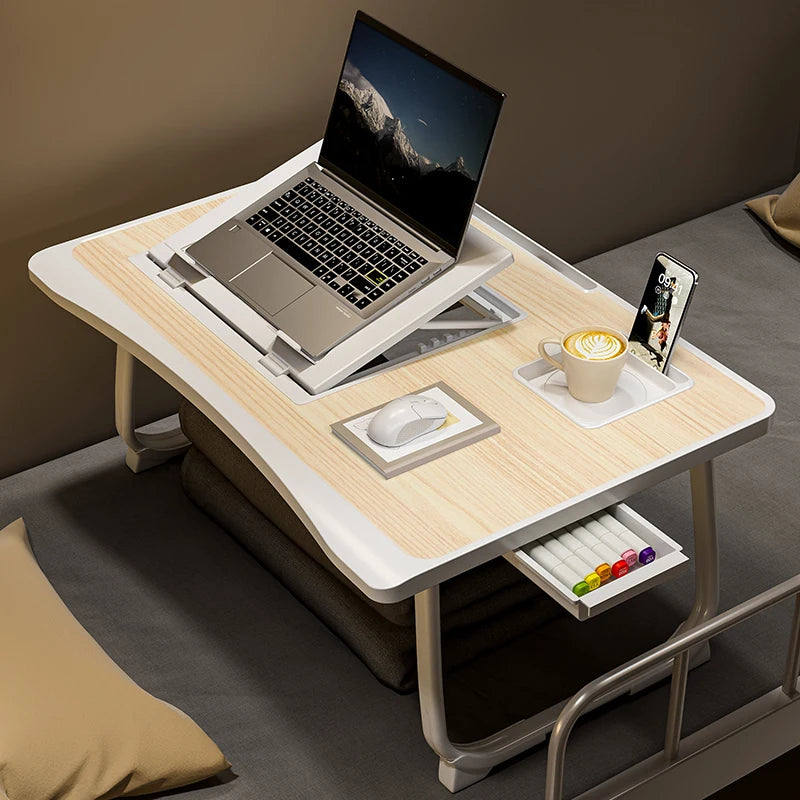 Laptop Bed Table, Foldable Lap Table Tablet Stand Laptop Bed Tray Table, Portable Lap Table With Foldable Legs For Working, Read