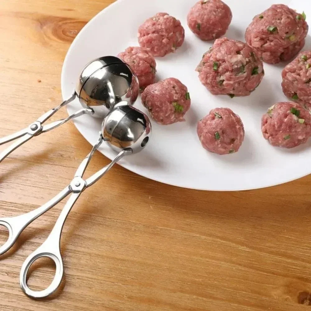Meat Ball Maker Tool Stainless Steel Clip Round