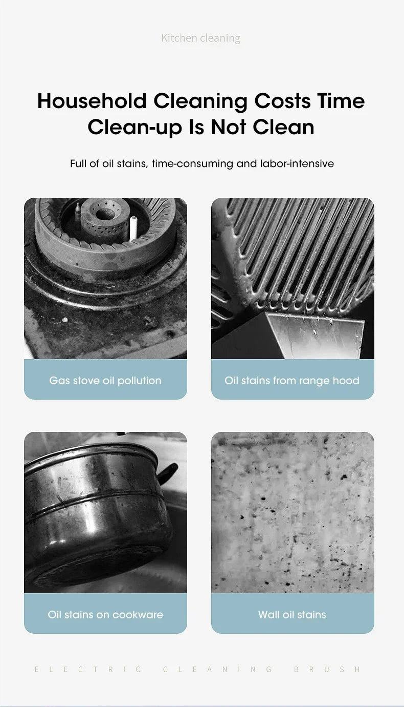 New Cordless Spin Scrubber Electric Rechargeable 5 in 1 Brush Heads for Bathroom Kitchen Tile Grout Shower Car Deep Clean