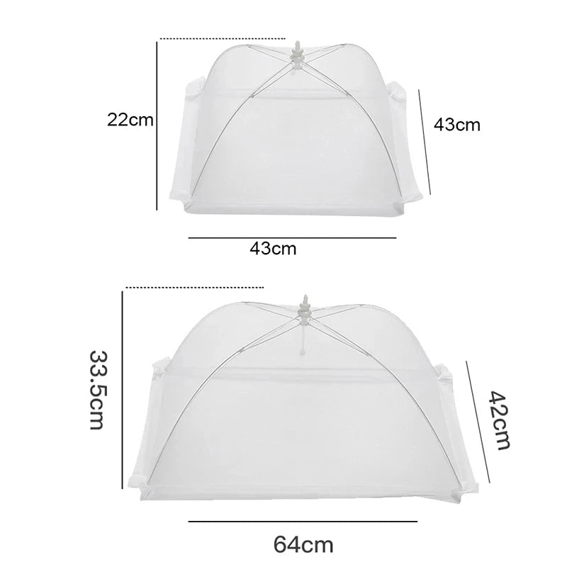 Food Cover Mesh Folding Washable Flies