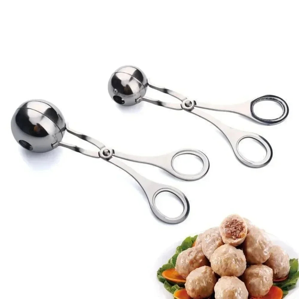 Meat Ball Maker Tool Stainless Steel Clip Round