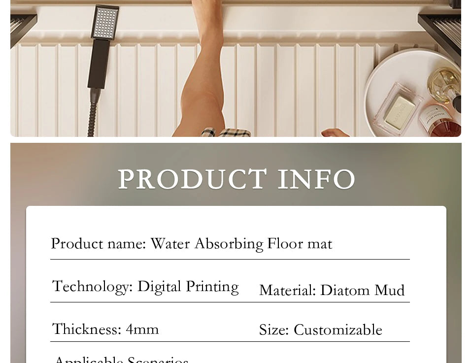 Bathroom Mat Semicircular Rug Absorbent Toilet Carpet Doormat Floor Mats Water-absorbent Soft Washable Bath Non-slip Area Rugs