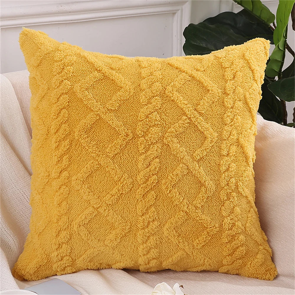Kitinjoy Throw Pillow Covers 40x40 For Sofa Decro Soft Plush Cushion Covers 50x50cm Home And Decoration Luxury Throw Pillow Case