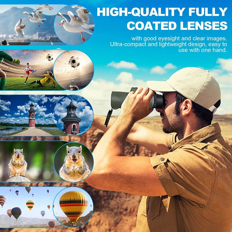 Portable Zoom HD 5000M Telescope Folding Long Distance Mini Powerful Telescope