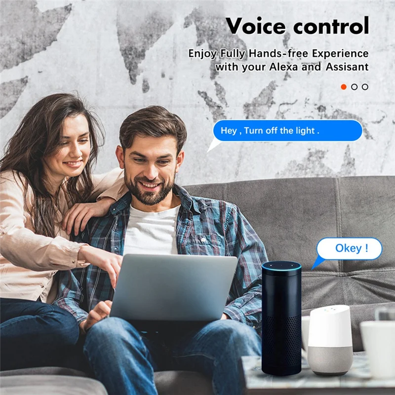 SOFT-WIFI Smart Switch 30A High Power App Remote Home Automation Socket Voice Lamps And Lanterns Smart Home