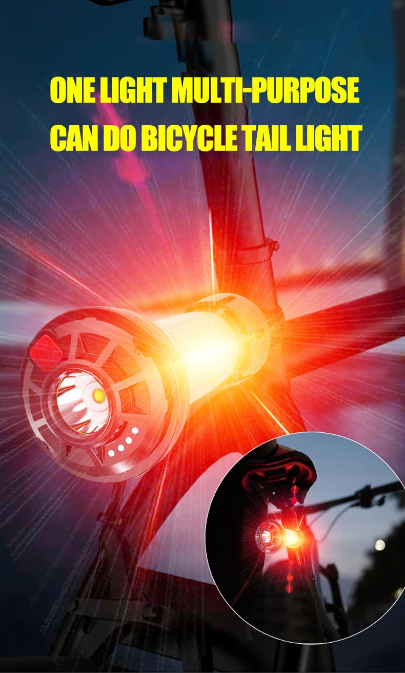 Rechargeable LED Portable Light Super Bright Flashlight Camping Light Work Light