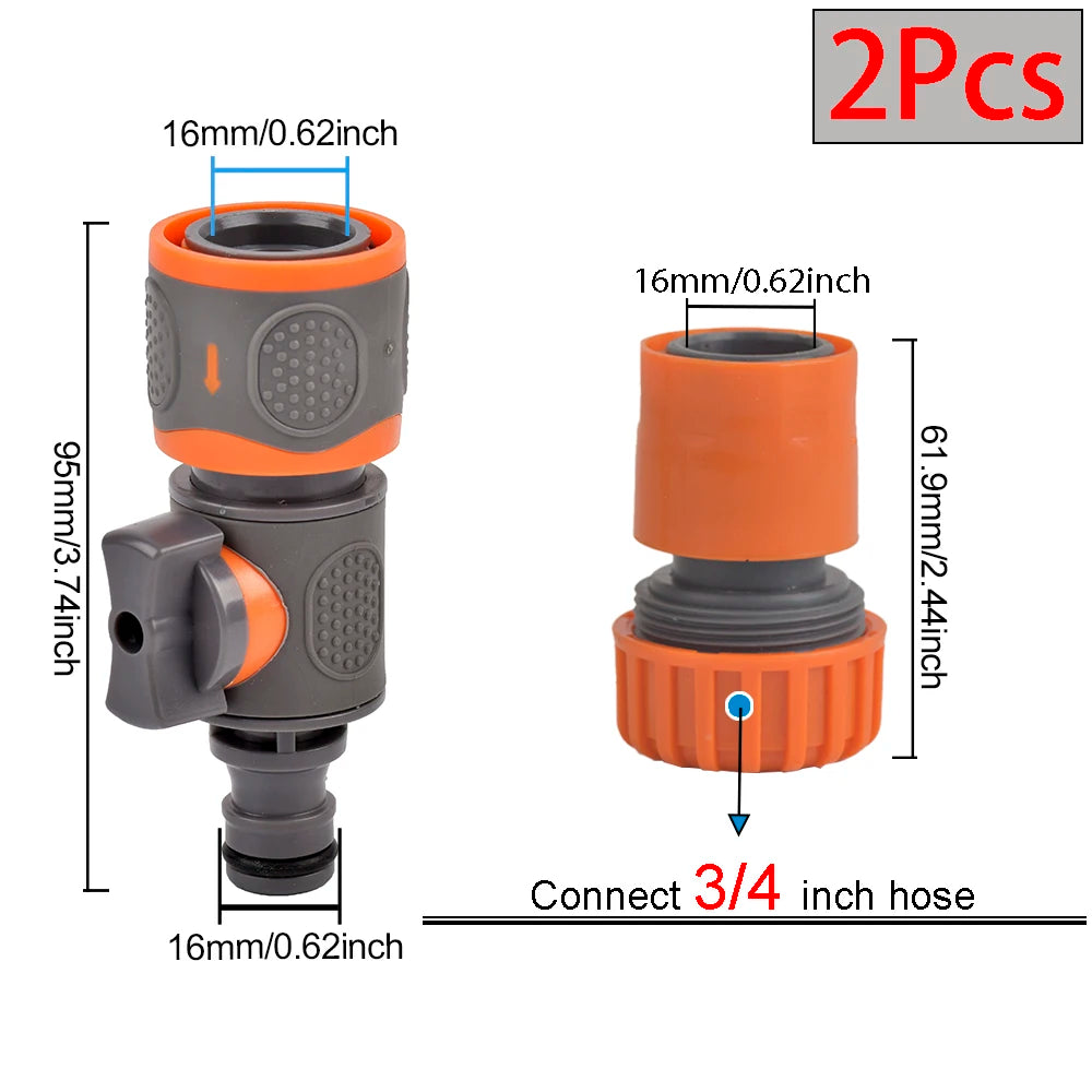 Garden Hose Quick Connector  Stop Water Connector