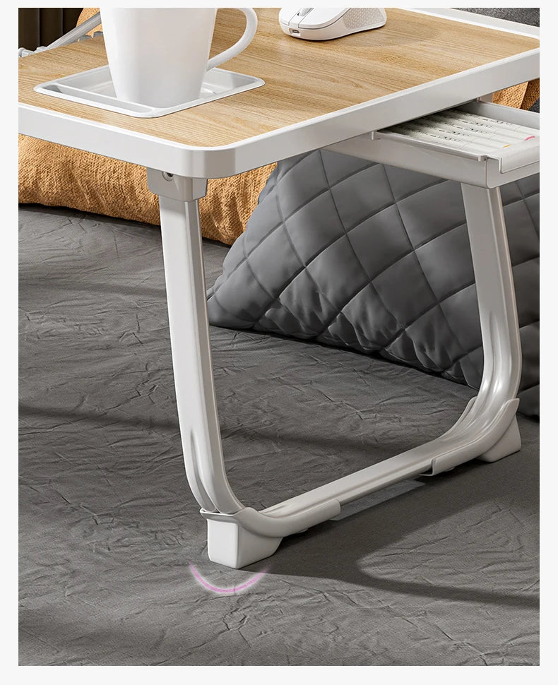 Laptop Bed Table, Foldable Lap Table Tablet Stand Laptop Bed Tray Table, Portable Lap Table With Foldable Legs For Working, Read