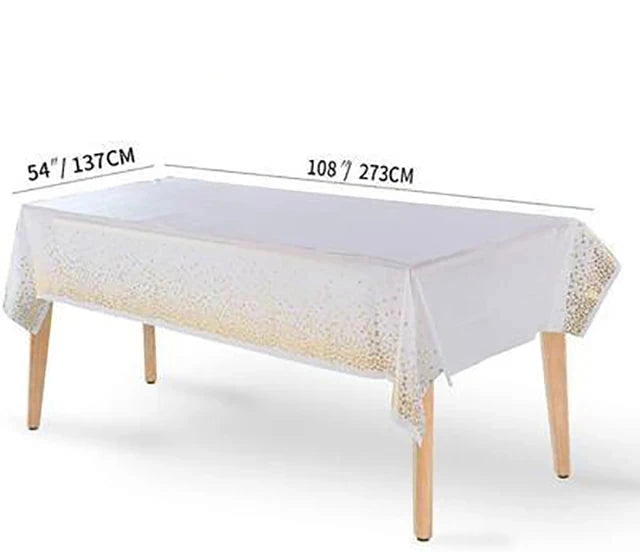 Disposable Paper Plates Gold Party Supplies, Golden Polka Dots Birthday and Baptism Decorations, include Plates and Cups, Napkin