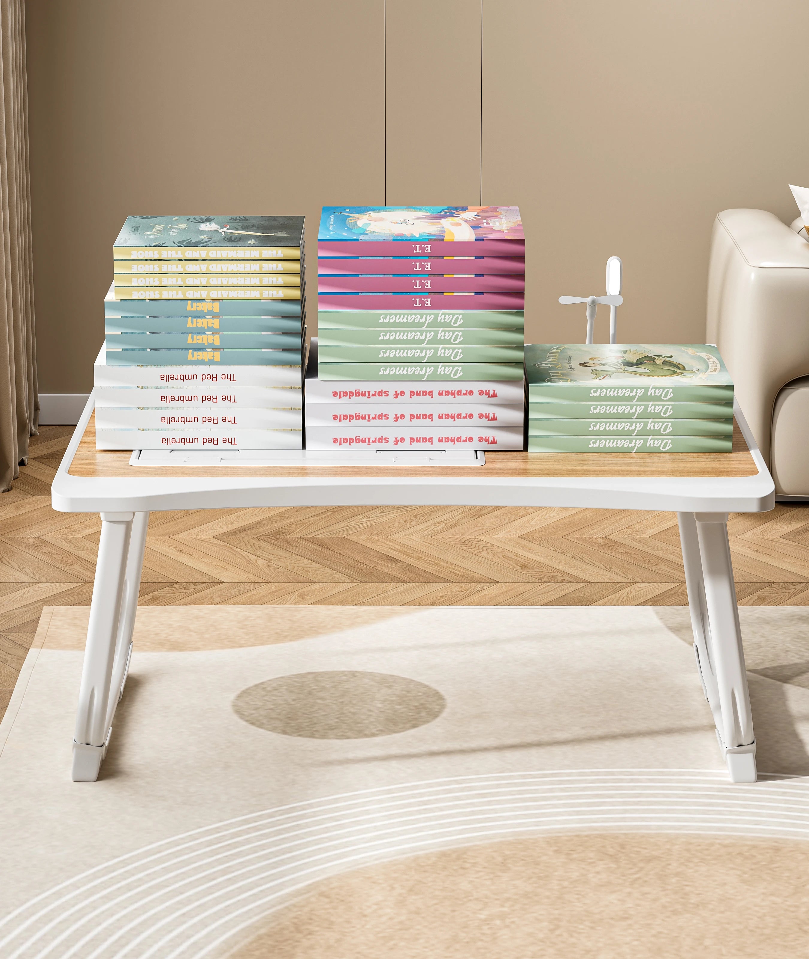 Laptop Bed Table, Foldable Lap Table Tablet Stand Laptop Bed Tray Table, Portable Lap Table With Foldable Legs For Working, Read