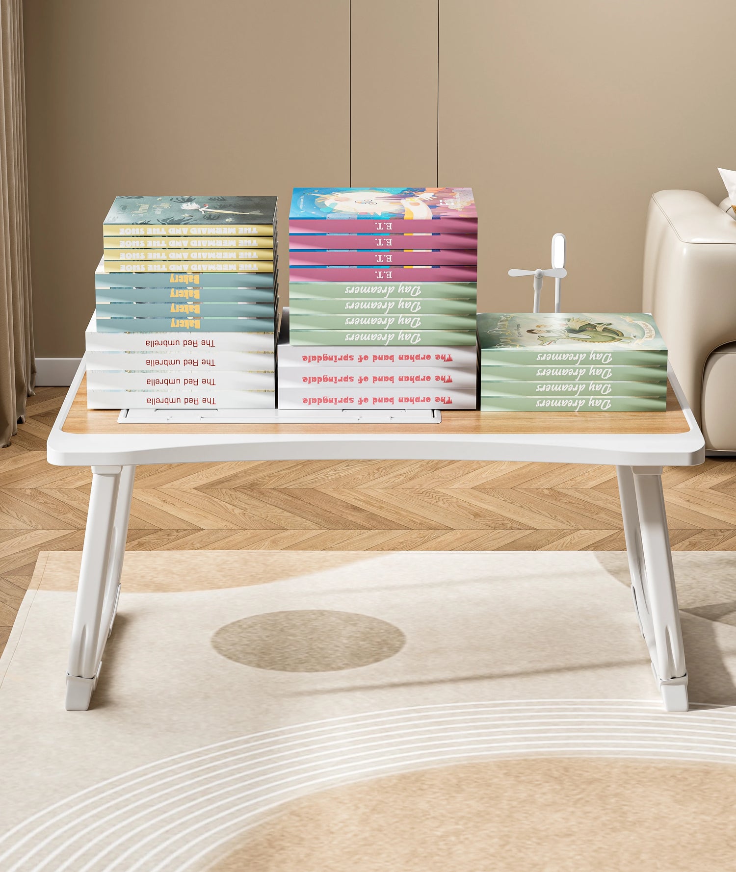 Laptop Bed Table, Foldable Lap Table Tablet Stand Laptop Bed Tray Table, Portable Lap Table With Foldable Legs For Working, Read