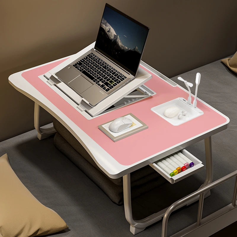 Laptop Bed Table, Foldable Lap Table Tablet Stand Laptop Bed Tray Table, Portable Lap Table With Foldable Legs For Working, Read