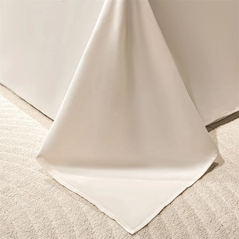 Svetanya Lyocell Cotton Bed Linens Bedding Set Sheet Pillowcase Blanket Cover Ru Queen King Size