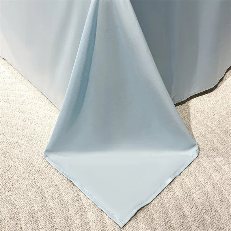 Svetanya Lyocell Cotton Bed Linens Bedding Set Sheet Pillowcase Blanket Cover Ru Queen King Size