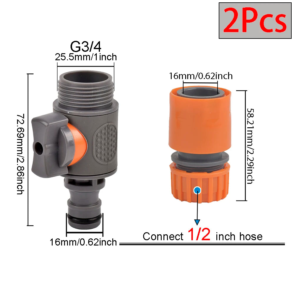 Garden Hose Quick Connector  Stop Water Connector