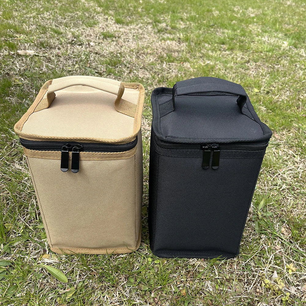 Camping Gas Tanks Storage Bag Portable Fuel Cylinder Protective Case Camp Light Carrying Bag Anti-Collision for Outdoor Cooking