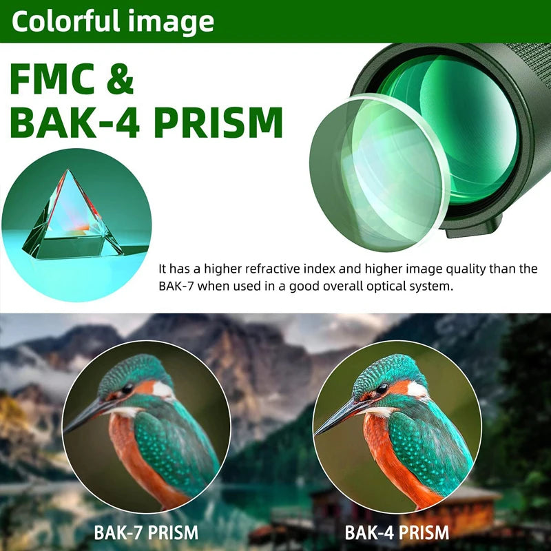 Portable Zoom HD 5000M Telescope Folding Long Distance Mini Powerful Telescope