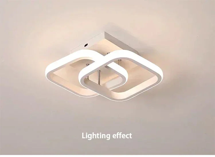 LED Strip Aisle Ceiling Lights Modern Minimalist Living Room Lamps For Balcony Entrance Staircase Home Decor Multiple shapes