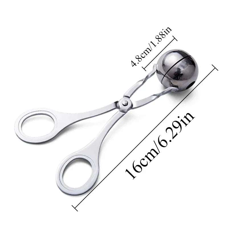 Meat Ball Maker Tool Stainless Steel Clip Round