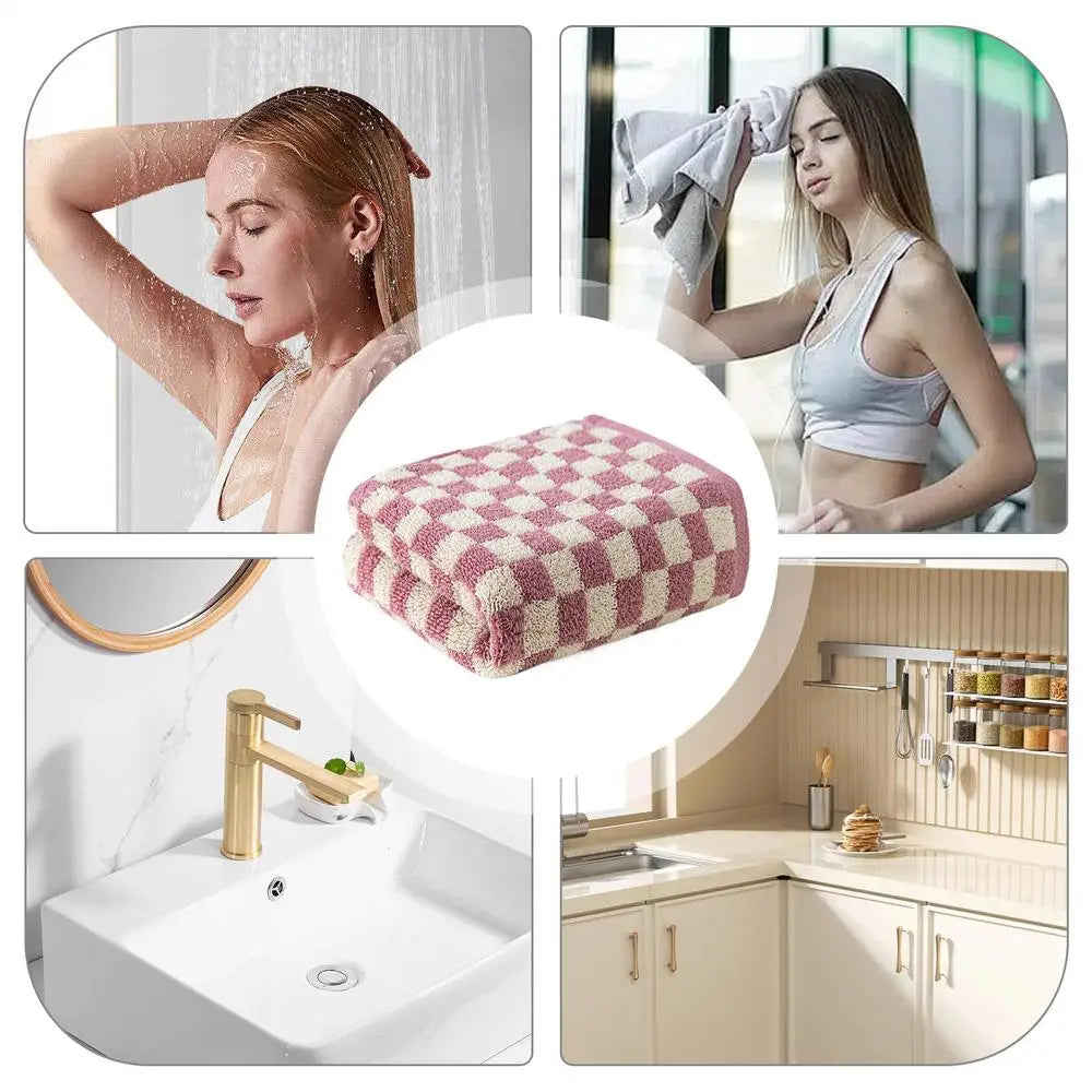 Cute Bath Towels 29.5 X 13.3 In Cotton Large Bath Towel Quick-drying Colorful Bath Wrap Towels Soft Absorbent Bathroom