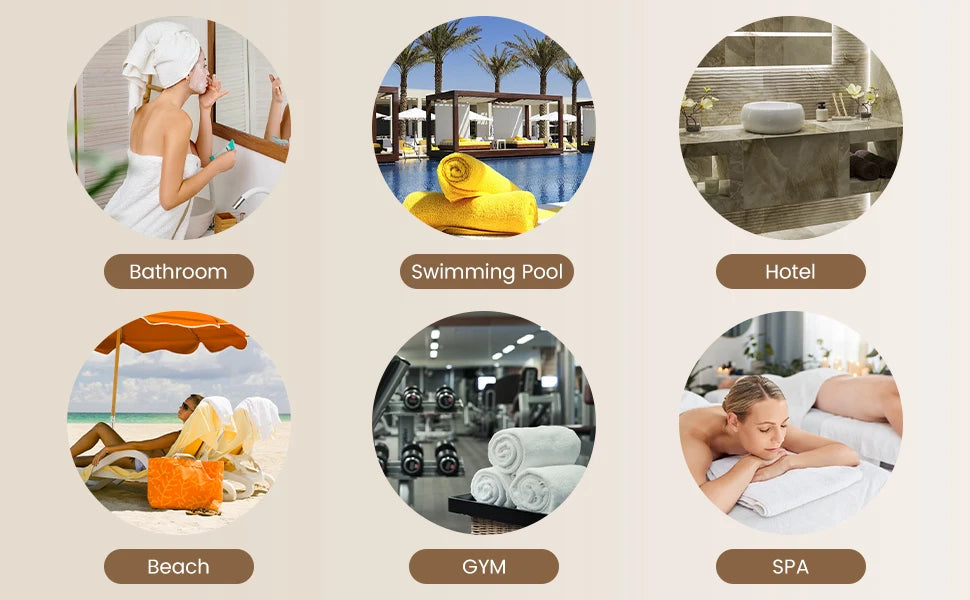 12 Pack Cotton Washcloths Solid Bulk Set SEMAXE 100% Cotton Ultra Soft Face Towels Absorbency for Bathroom Spa Cleaning Supplies