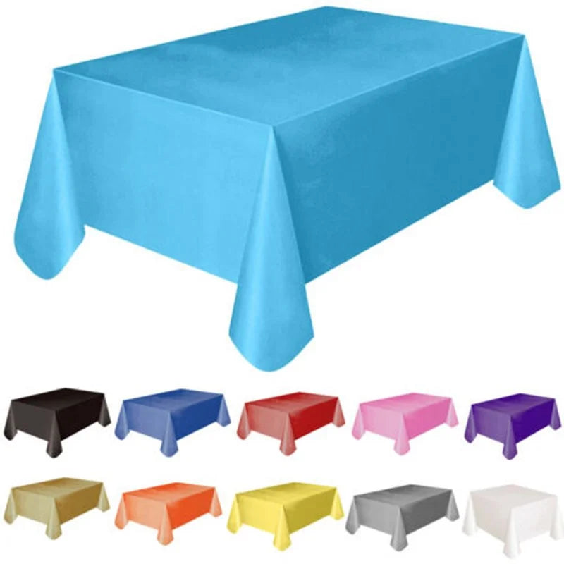 Tablecloth Birthday Party Wedding Christmas Table Cover Wipe Covers