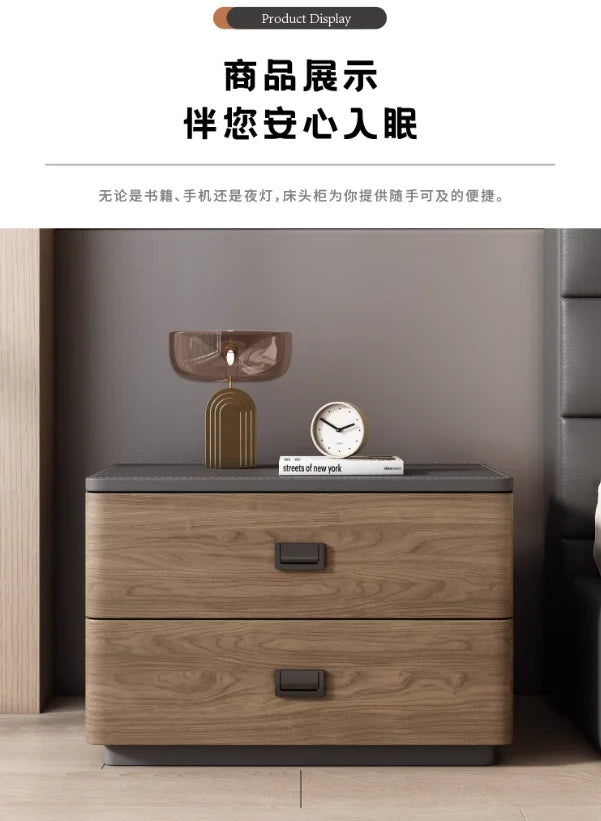 Bedroom Storage Bedside Table Italian Style Space Saving Bedside Tables Aesthetic Modern Mesitas De Noche Home Furniture