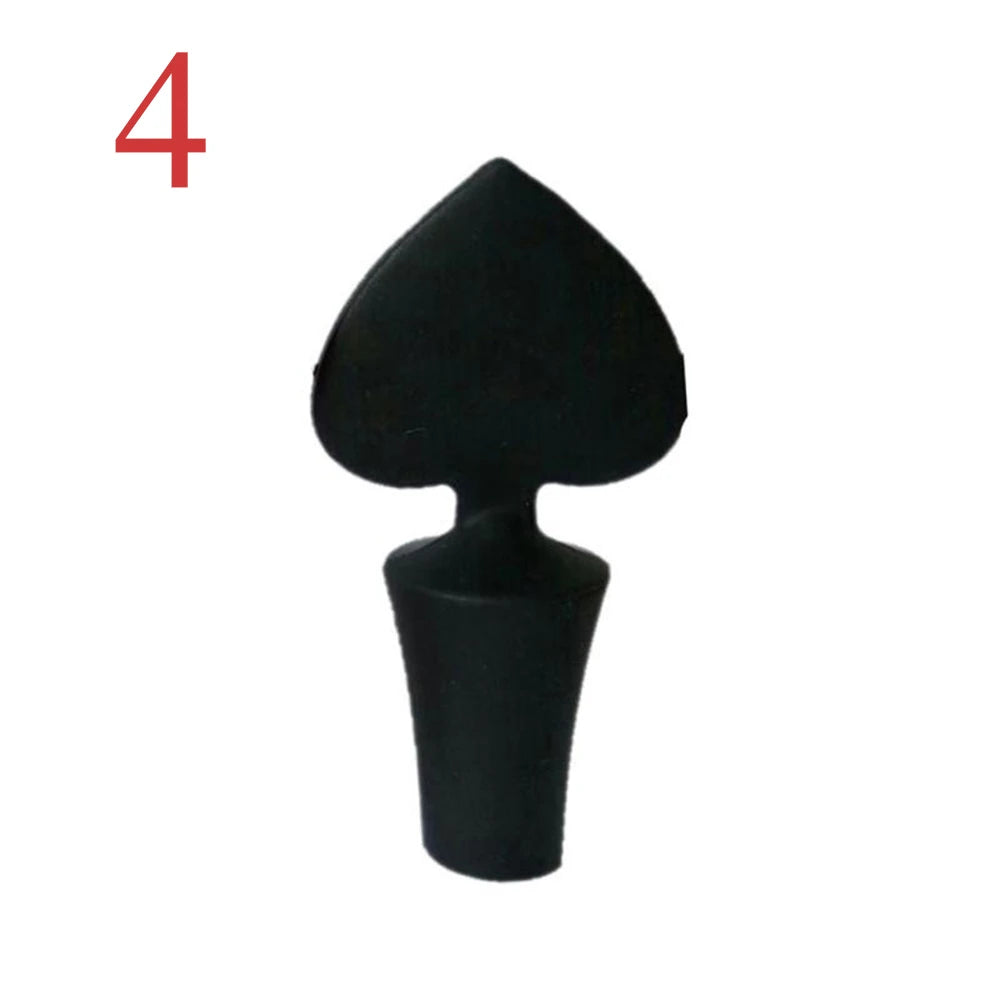 Silicone Champagne Wine Beer Bottle Cork Stopper Plug Wine Bottle Sealer Cap Stopper Bar Kitchen Tool Vacuum Sealed Sealer Plug