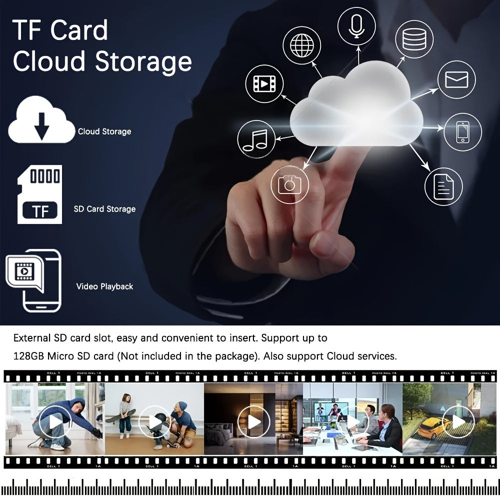 Overscam 6MP 10X Zoom Light Bulb Security WIFI Camera, Wireless Security Camera, Double Lens Mini 355° PTZ Panoramic Smart Home IP Camera, E27 Light Socket Camera 2.4g Full Color Night Vision, Baby Pet Monitor, Two Way Audio